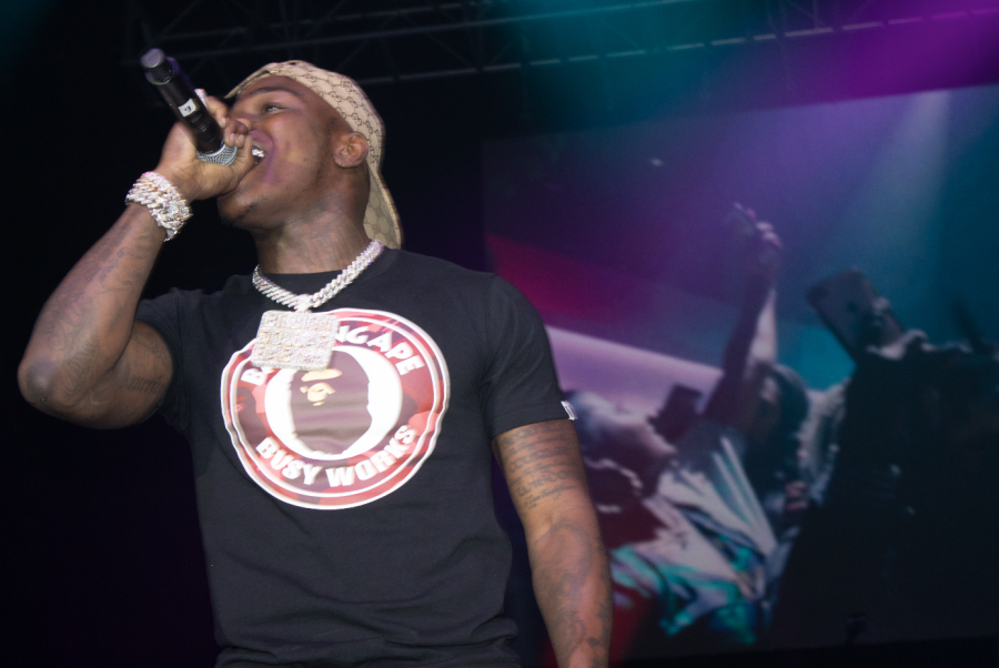 DaBaby while performing at Kent State in 2019.