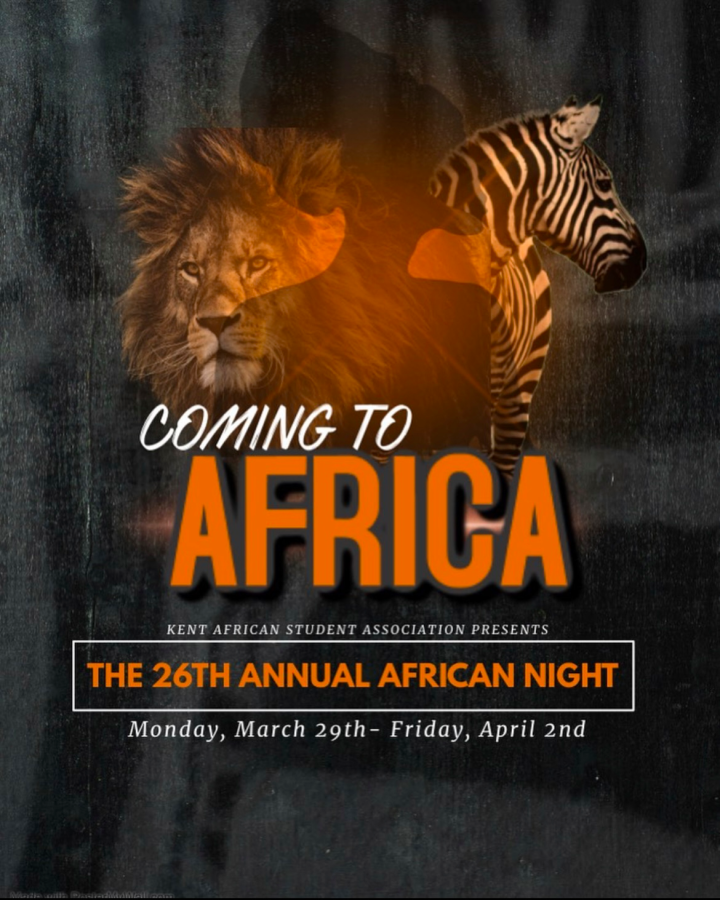 Flyer for African Night.