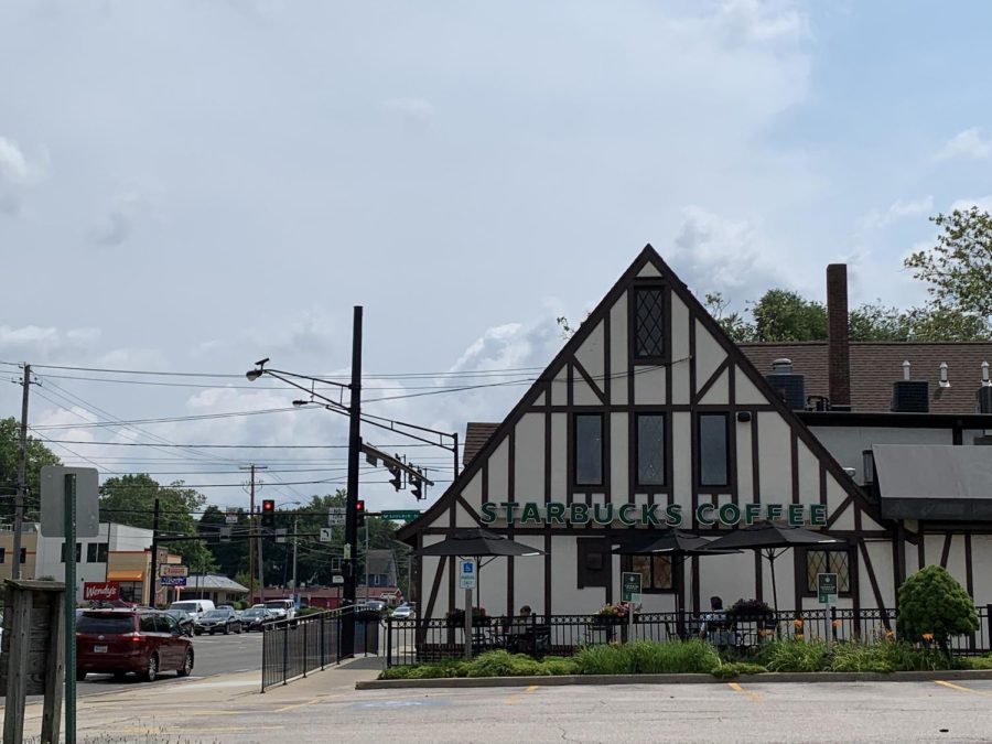 The Cottage Starbucks is located at the corner of East Main Street and South Lincoln Street. The location was closed July 26, 2021.