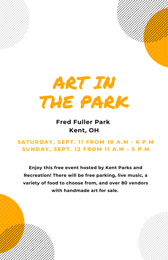 Art in the Park will commence as an in-person event this weekend. Around 80 artists join the community to sell various creations.