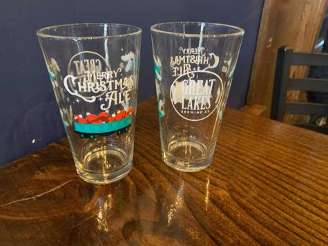During the first half of the game, general manager Dan Friend handed out “Merry Christmas Ale” glasses from Great Lakes Brewing Company. The event was advertised on social media to have “drink specials, giveaways and more.”