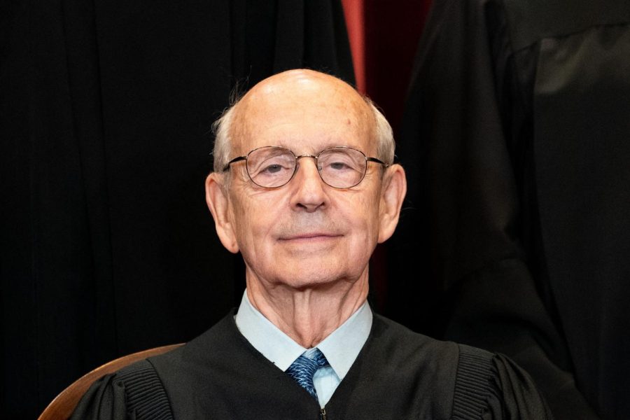 Associate+Justice+Stephen+Breyer+sits+during+a+group+photo+of+the+Justices+at+the+Supreme+Court+in+Washington%2C+DC+on+April+23%2C+2021.+%28Photo+by+ERIN+SCHAFF%2FPOOL%2FAFP+via+Getty+Images%29