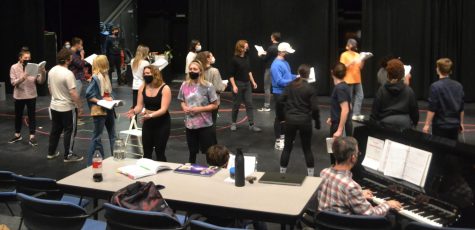 Kent State University school of theater and dance students prepare for the upcoming production of the musical Freaky Friday which runs Feb. 25- Mar. 6. 