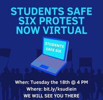 Kent State Safety COVID Coalition moved its protest virtually Jan. 18 after Winter Storm Izzy hit. The student-led coalition calls on the university for better COVID protocol with 