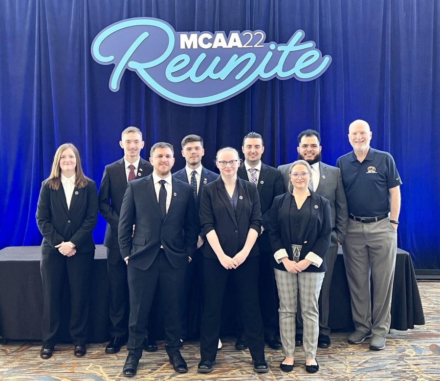 Kent State's Student Construction Management Team placed in the top four for their annual Mechanical Contractors Association of America competition hosted in San Diego, Calif. on March 16. 