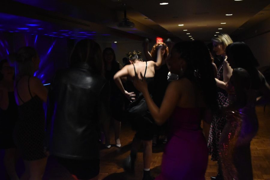 Students dance during the Latin Prom on April 22, 2022.