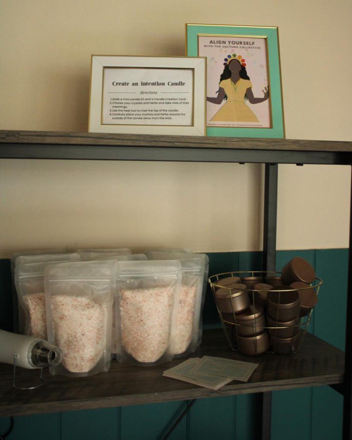The Cultura Collective offers bath salts and intention candles to their patrons. 
