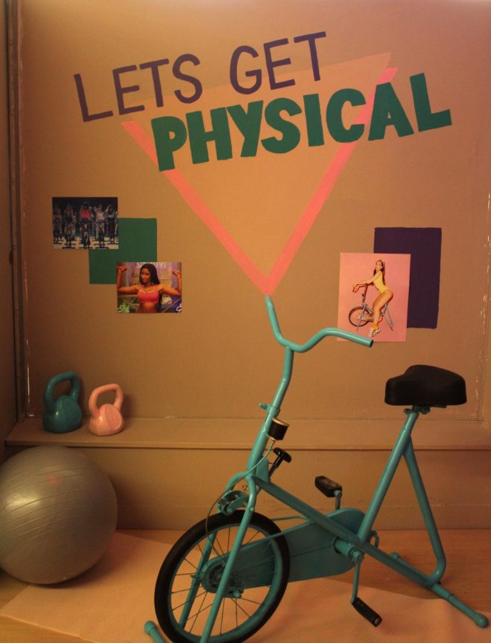 Lets Get Physical is a backdrop option at The Cultura Collective, a new selfie studio in Kent, Ohio. 