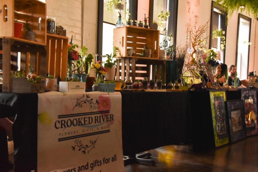 Crooked River offered succulent plant flights, or succulents planted in glass, to customers for the Crafty Crawl.