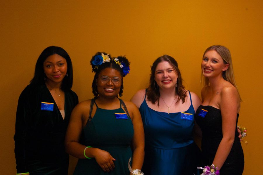 Kent State FAB members at the Enchanted Garden formal Feb. 11. Members of FAB plan numerous student events each semester. 