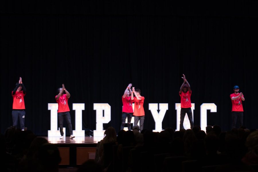 Tau Kappa Epsilon was the first Greek life performance at Delta Zetas Lip Sync event on March 5, 2023.