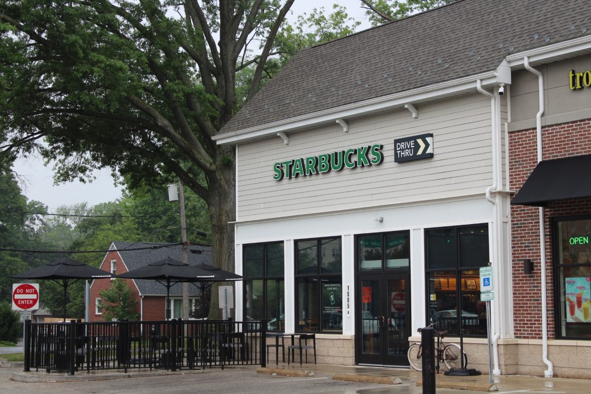 Kent Starbucks located on E Main St. 