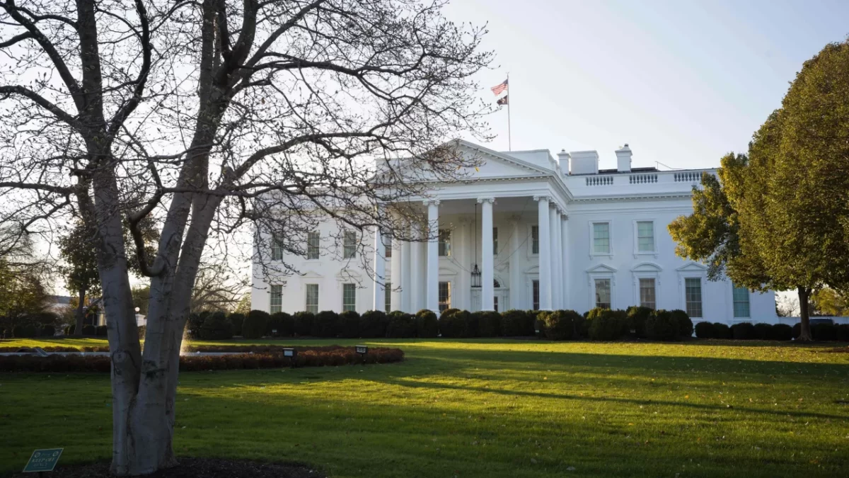 The North Lawn of the White House in Washington, DC, on November 18, 2022. (Mandel Ngan/AFP/Getty Images)