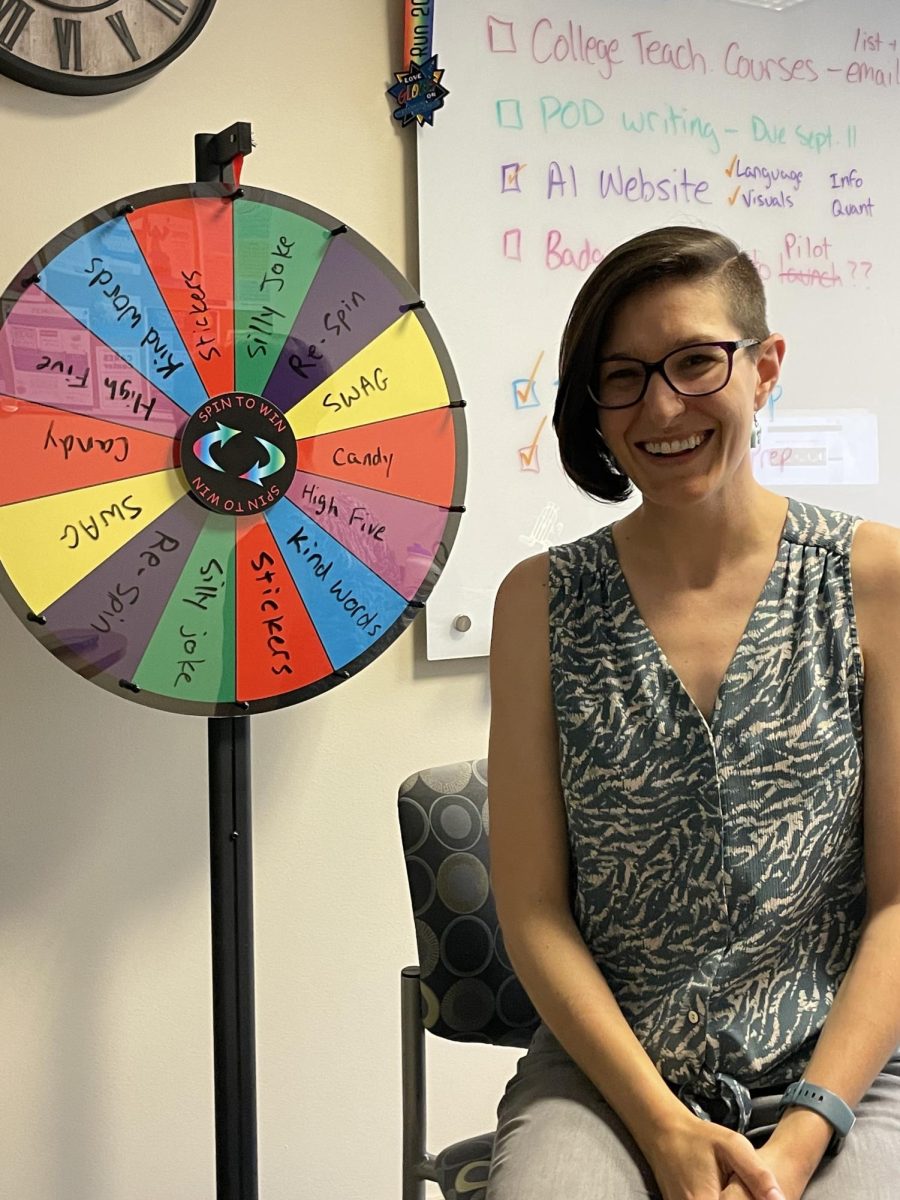 Sarah Beal, a professional development specialist at the Center of Teaching and Learning, developed a game for her classes to build inclusiveness between students. 