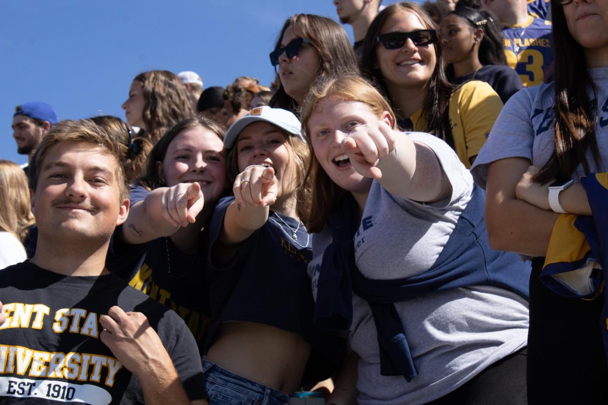 Kent State students at the home opener against Central Connecticut State on Sept. 16, 2023.