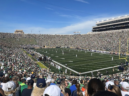 Notre Dame takes on Marshall on Sep. 10, 2022. The Thundering Herd pulled the upset of The Irish, 26-21.