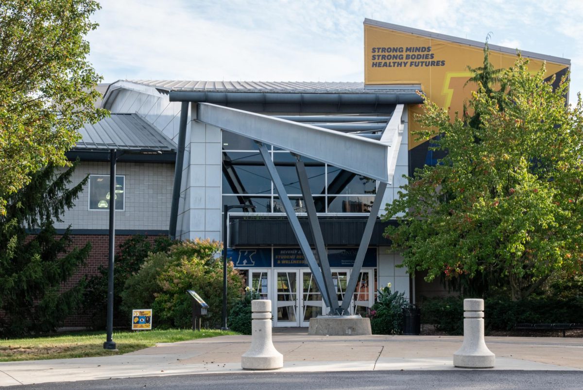 The Kent State Recreation and Wellness Center, located at 1550 Ted Boyd Dr, Kent, OH.
