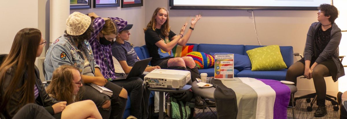 The LGBTQ+ Center hosts a packed roundtable on Asexuality on Oct. 26, 2023.