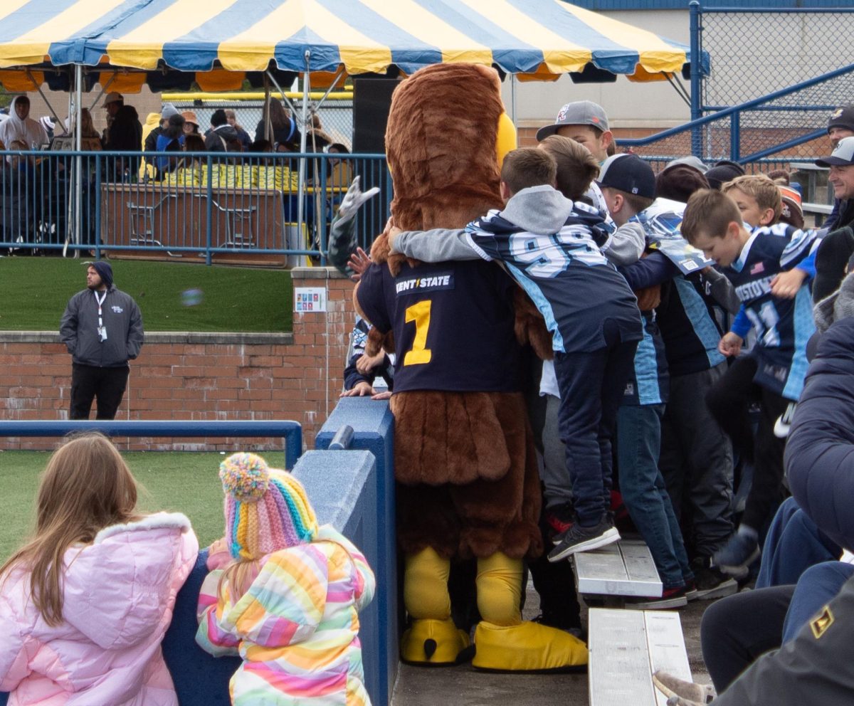 Flash is the center of attention in the fan section at the 2023 Homecoming Game on Oct. 21. 