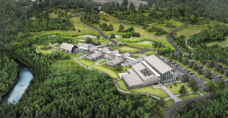 A rendering shows the new Davey Tree facility set to open in summer 2025. (Courtesy of Davey Tree)