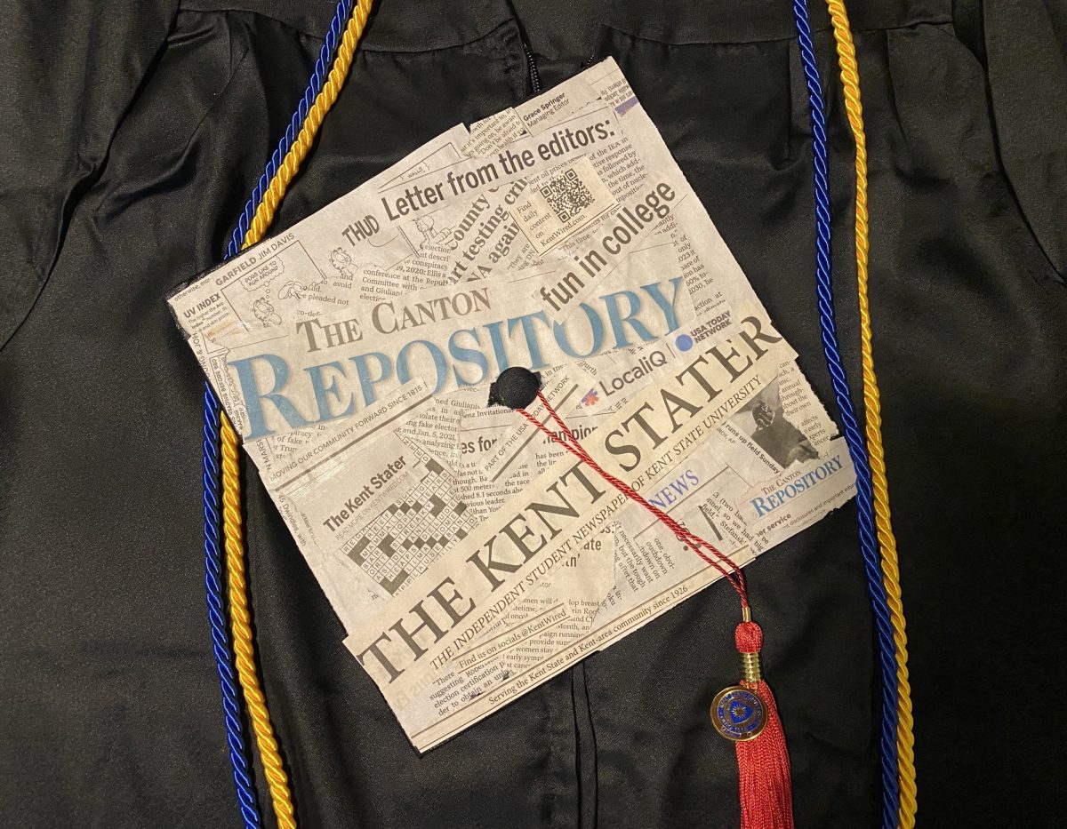 After graduation, Grace Springer will work as a reporter for the Canton Repository. 