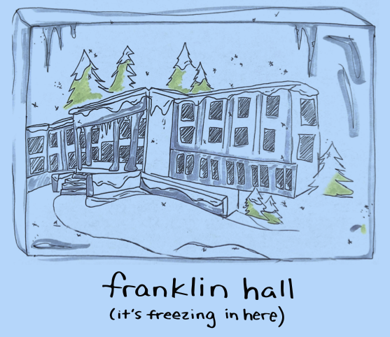Bring a coat! Xoxo, Franklin Hall