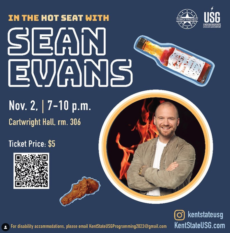 Students and Sean Evans share some “Hot Ones”