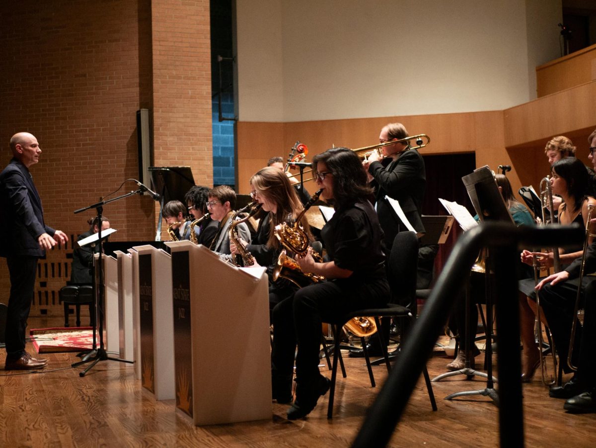 Kent States Jazz Orchestra performs the music of Thad Jones at their concert Nov. 20, 2023.