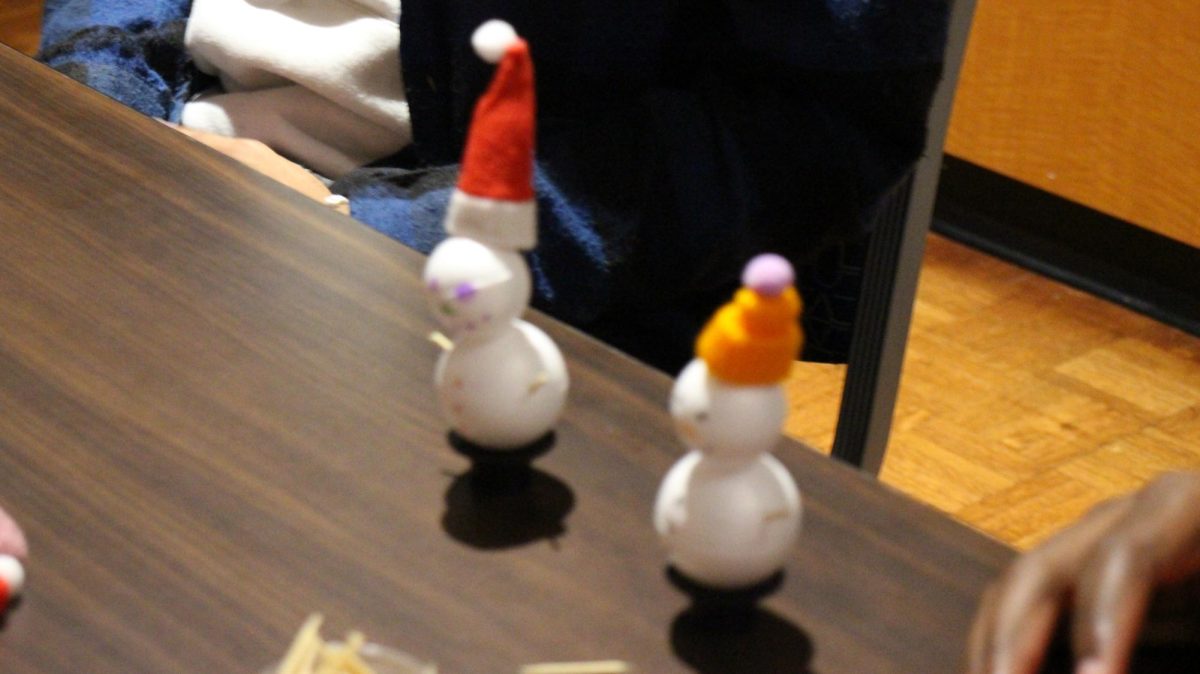 Building your own snowman is one of several different activities students could participate in at the Blizzard Bash on Dec. 7, 2023.