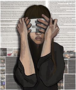 Miss Usato, who writes for Assisting Victims of Ostracism, Injustice and Deceit in Jehovahs Witnesses, creates artwork depicting how she felt in the Watchtower organization. 