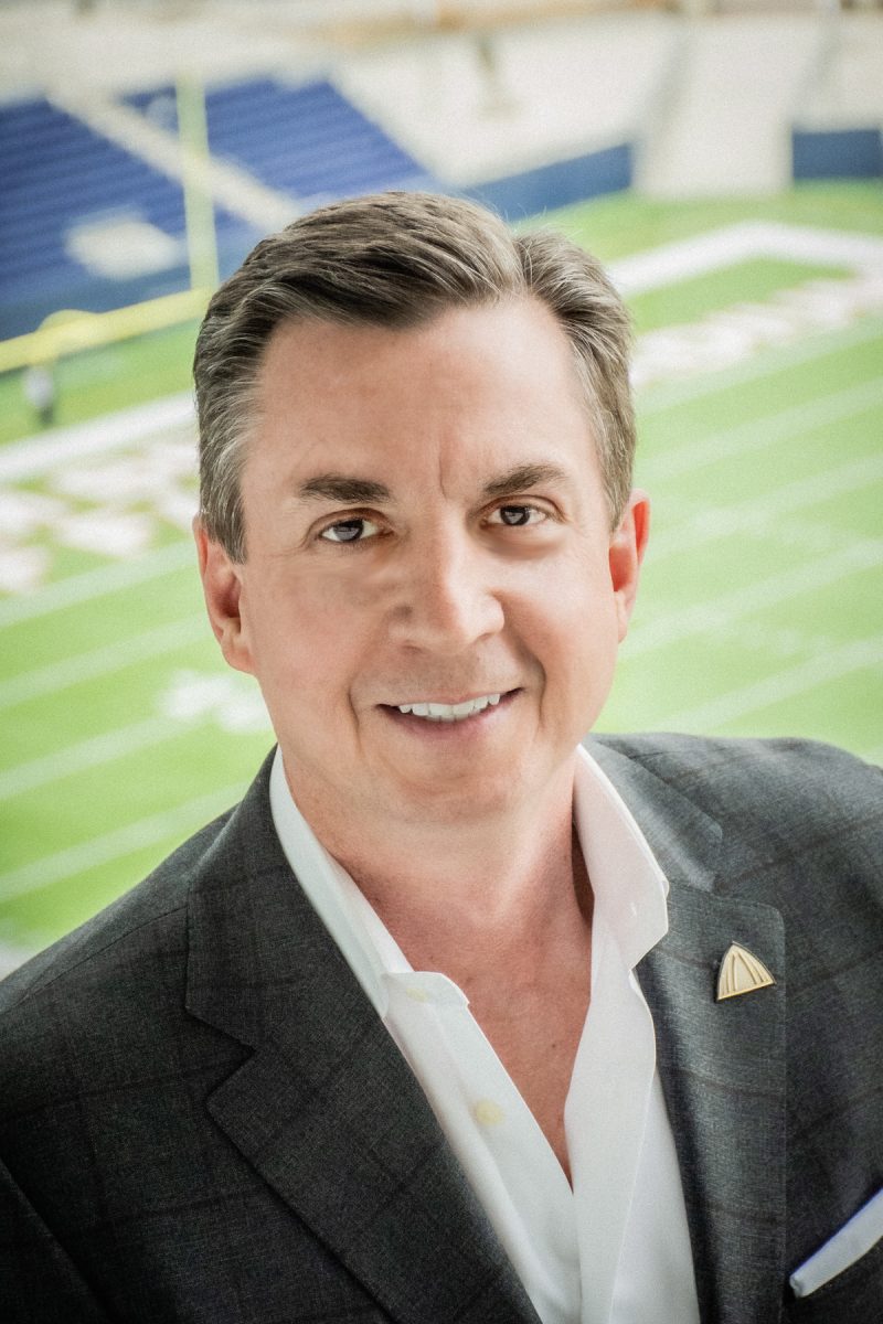 Michael Crawford, chairman of the board, is president and CEO of Hall of Fame Resort and Entertainment Company. 