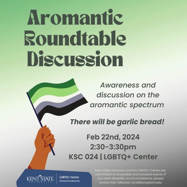 Students attended the Aromantic Roundtable Discussion on Thursday, Feb. 22 in the LGBTQ+ Center. - Courtesy of the LGBTQ+ Center.