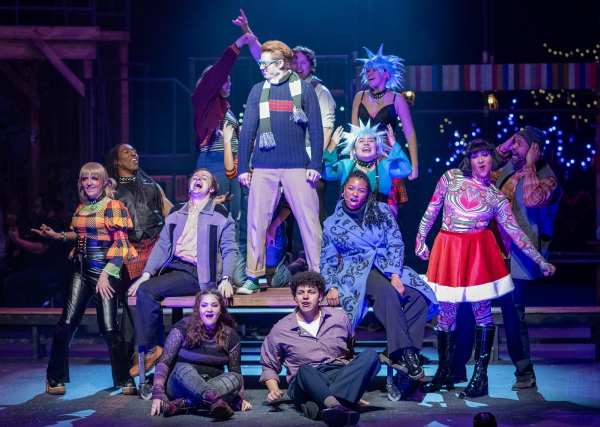 "Viva La Vie Boheme!" The cast of "Rent" close out Act 1 by partying and living life during "La Vie Boheme." The show played at E. Turner Stump Theatre from Feb. 16, 2024 through Feb. 25, 2024.