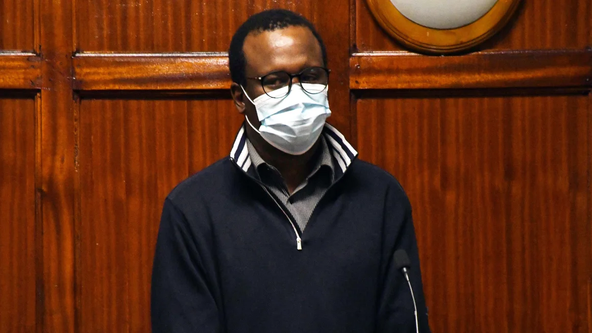 Kevin Kangethe, a suspect in the killing of a nurse in Boston, appeared before a judge last week in the Kenyan capital of Nairobi, where he was arrested. 