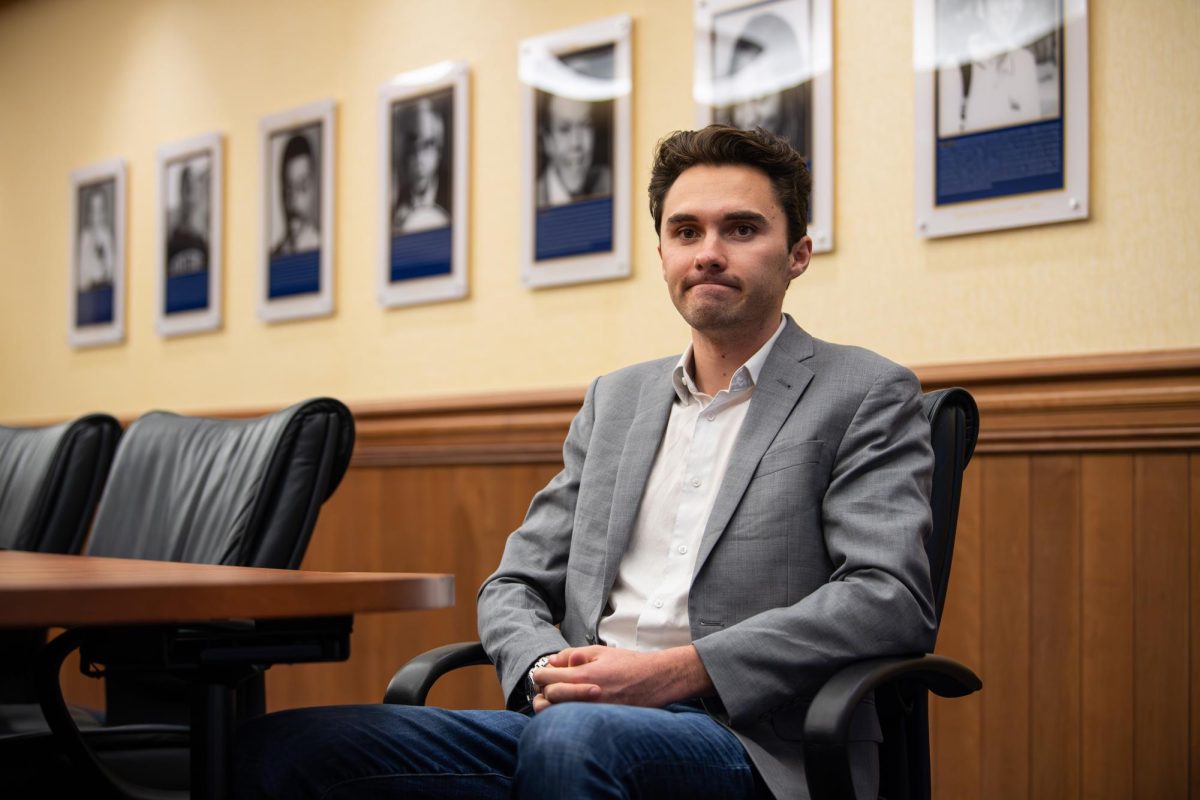 Cofounder of March For Our Lives and Parkland survivor David Hogg visits Kent State to speak to students about his work, experiences and answer questions March 14, 2024.