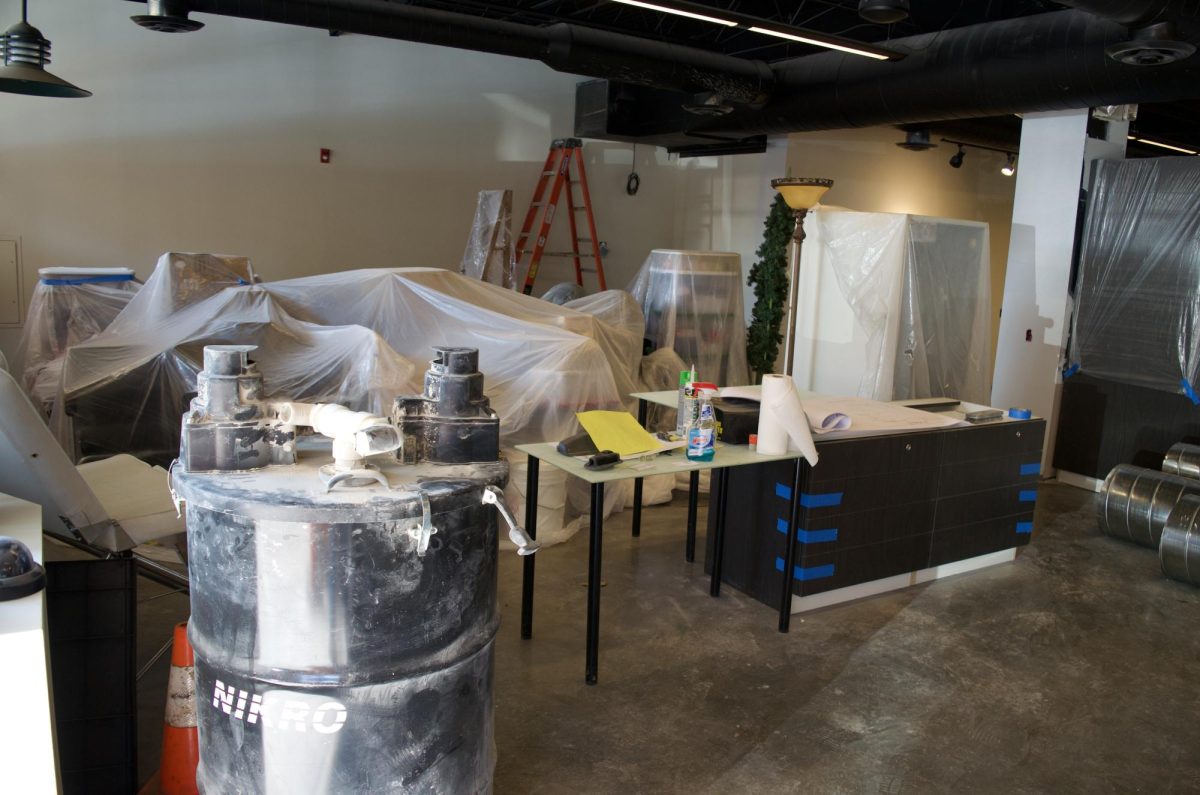 The current interior of Evelyn Dickerson Hair Design as the space is undergoing renovations as of Mach 22, 2024, in preparation for the business move. The salon will be located at 175 E. Erie Street.