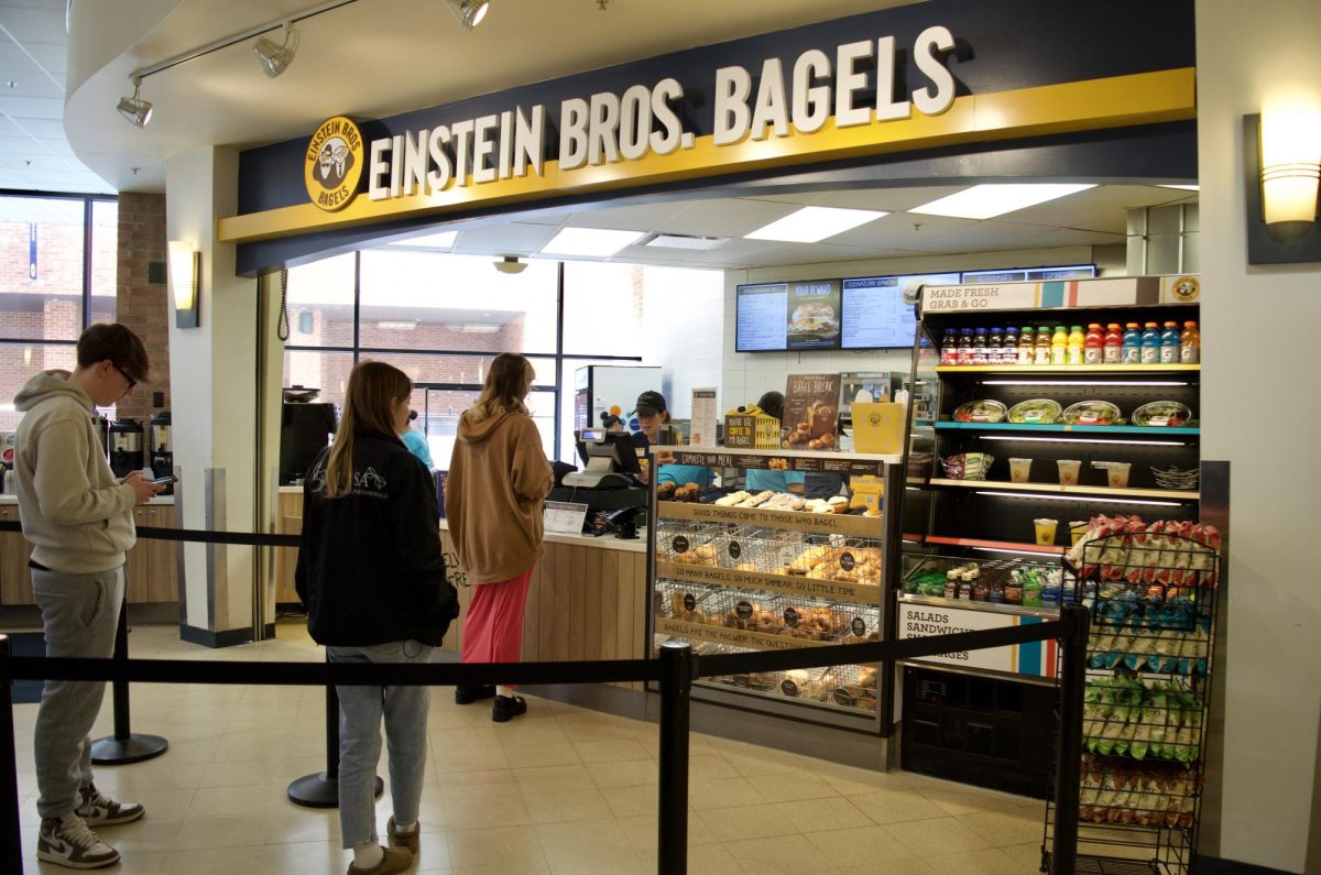 Einstein+Bros.+Bagels+is+cafe+style+dining+location+found+in+Kent+States+University+Student+Center+on+March+31%2C+2024.+