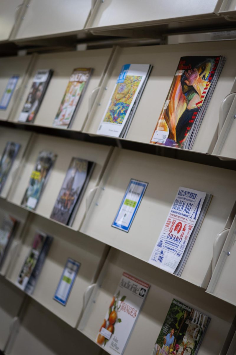 Kent Free Library has a wide selection of new and old magazines that available to people on March 22, 2024.