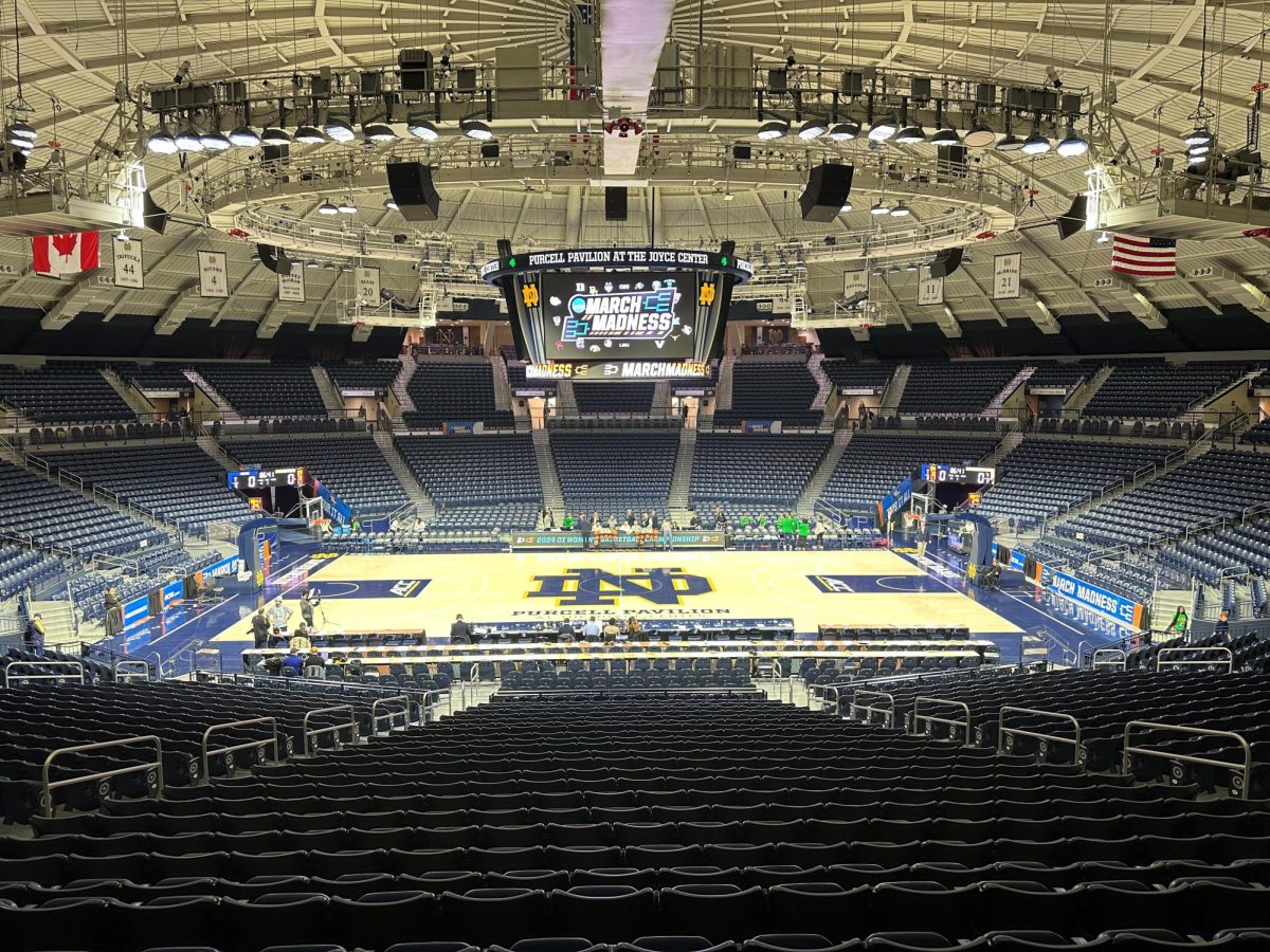 The Purcell Pavilion, home of Notre Dame womens basketball team. 