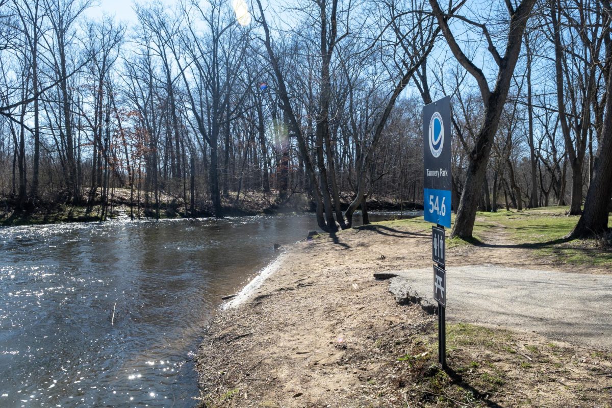 Tannery Park serves as a trailhead for the Cuyahoga River Water Trail, in addition to being a trailhead for the Portage Bike & Hike Trail. Photo taken on March 28, 2024.