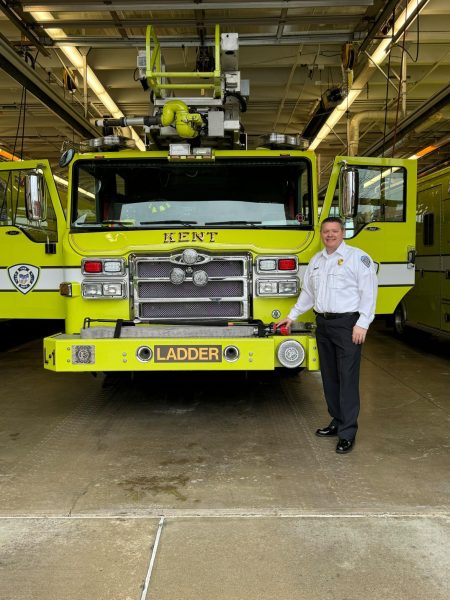 James Samels served 27 years with the Kent Fire Department before his appointment as fire chief on Jan. 22, 2024. Courtesy the Kent Fire Department.