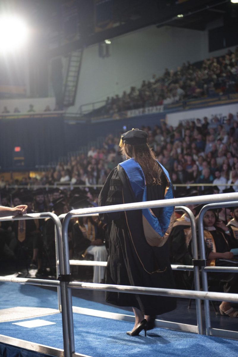 Masters, educational specialist students and doctoral graduates receive their degrees on May 9, 2024, in the Memorial Athletic and Convocation Center.