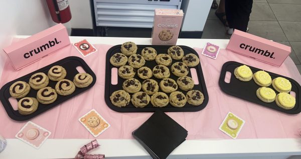 Cookie samples at the Crumbl Cookie VIP open house, located at 1274 State Route Ohio 303 in the Streetsboro Crossing Shopping Center.