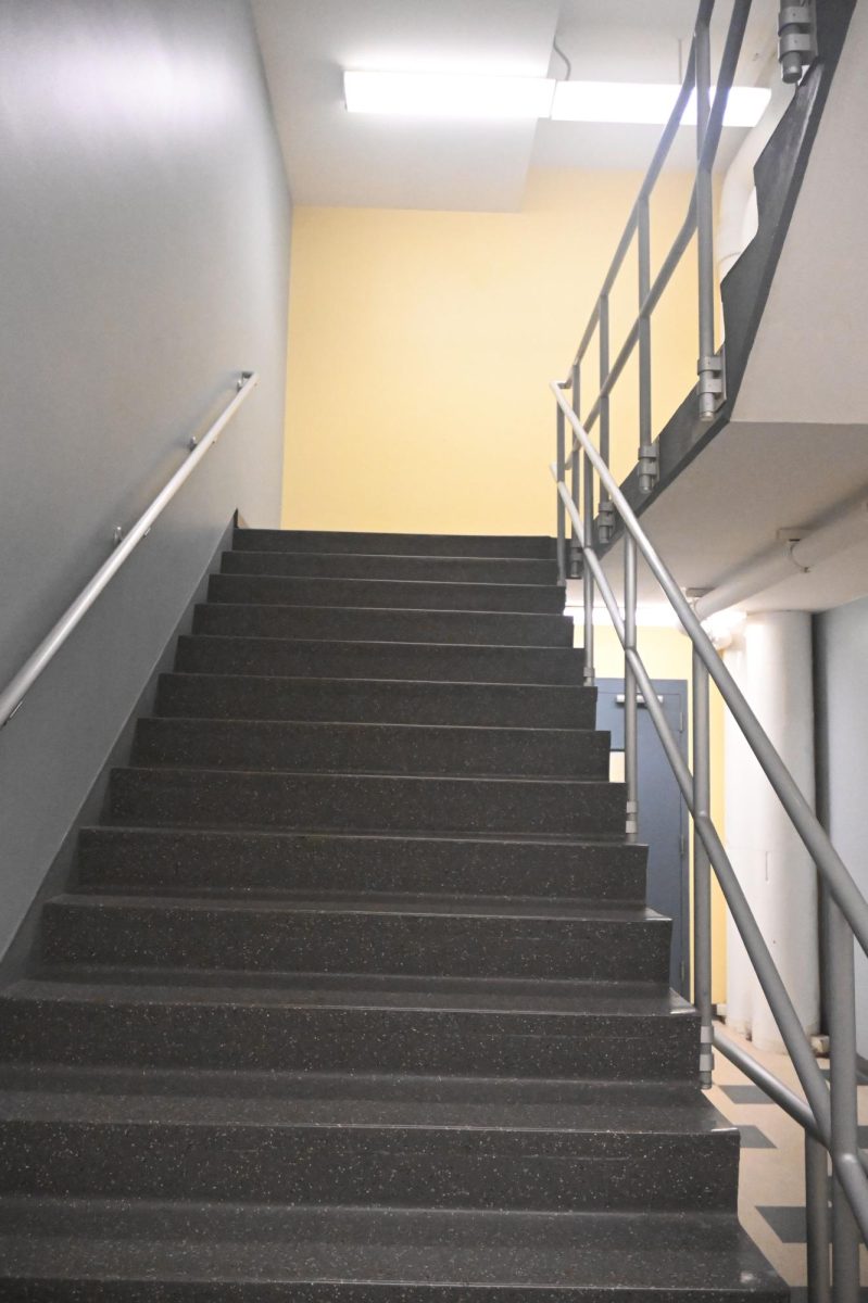 Construction will begin at Kent State library stairs. 