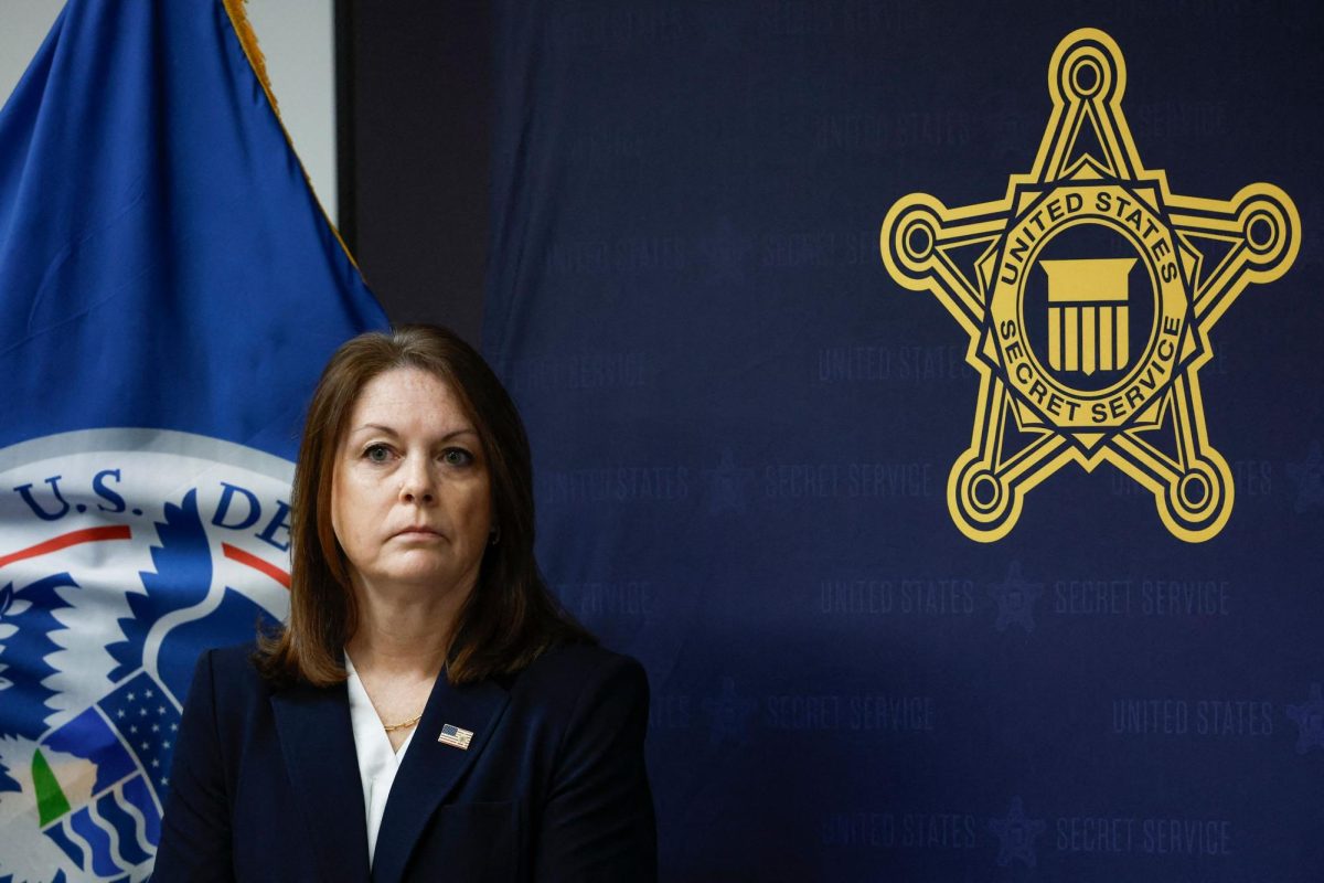 United States Secret Service Director Kimberly Cheatle looks on during a press conference at the Secret Services Chicago Field Office on June 4 2024 in Chicago, Illinois. | Kamil Krzaczynski/AFP/Getty Images via CNN Newsource