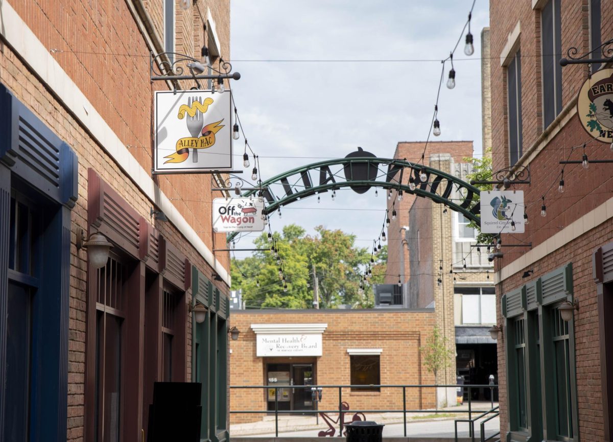 Alley Mac is located in Acorn Alley in downtown Kent.