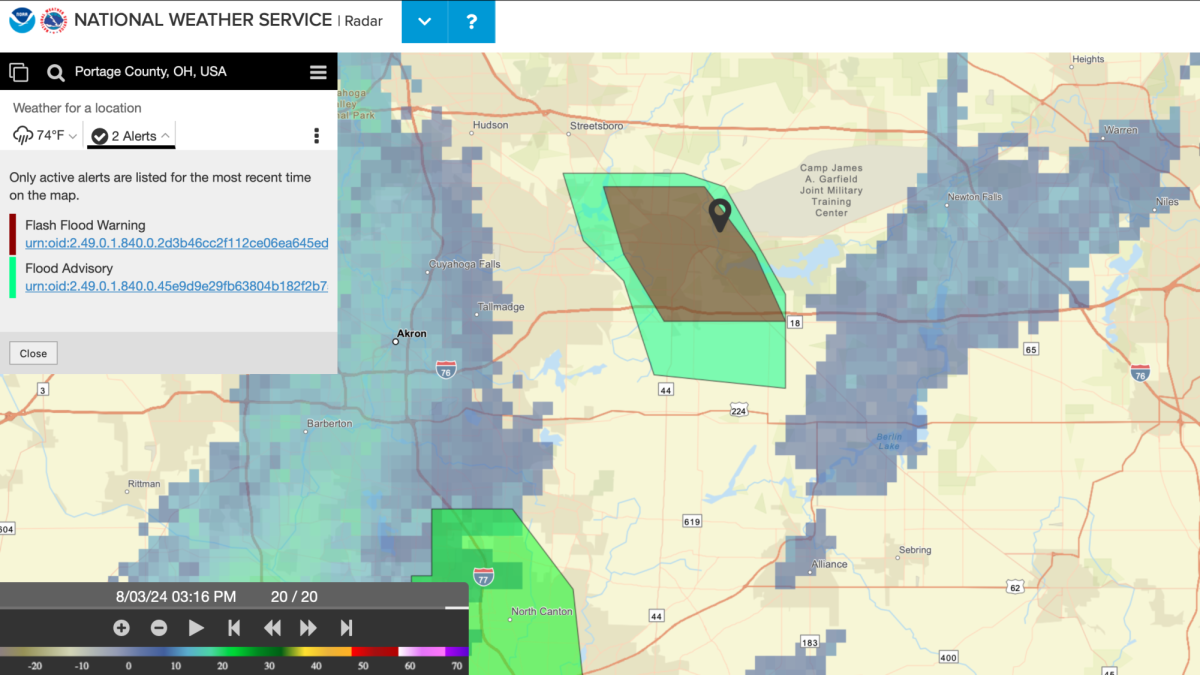 Courtesy the National Weather Service