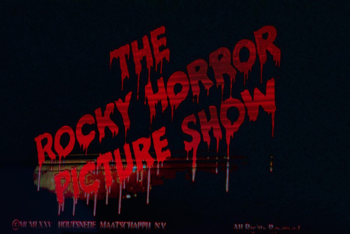 The title shown on the screen at the Rocky Horror Picture Show at the Kent Stage. Oct. 6, 2024.