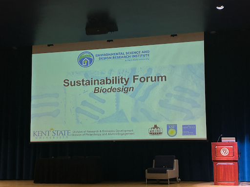 The Environmental Science and Design Research Institution's Sustainability Forum. 