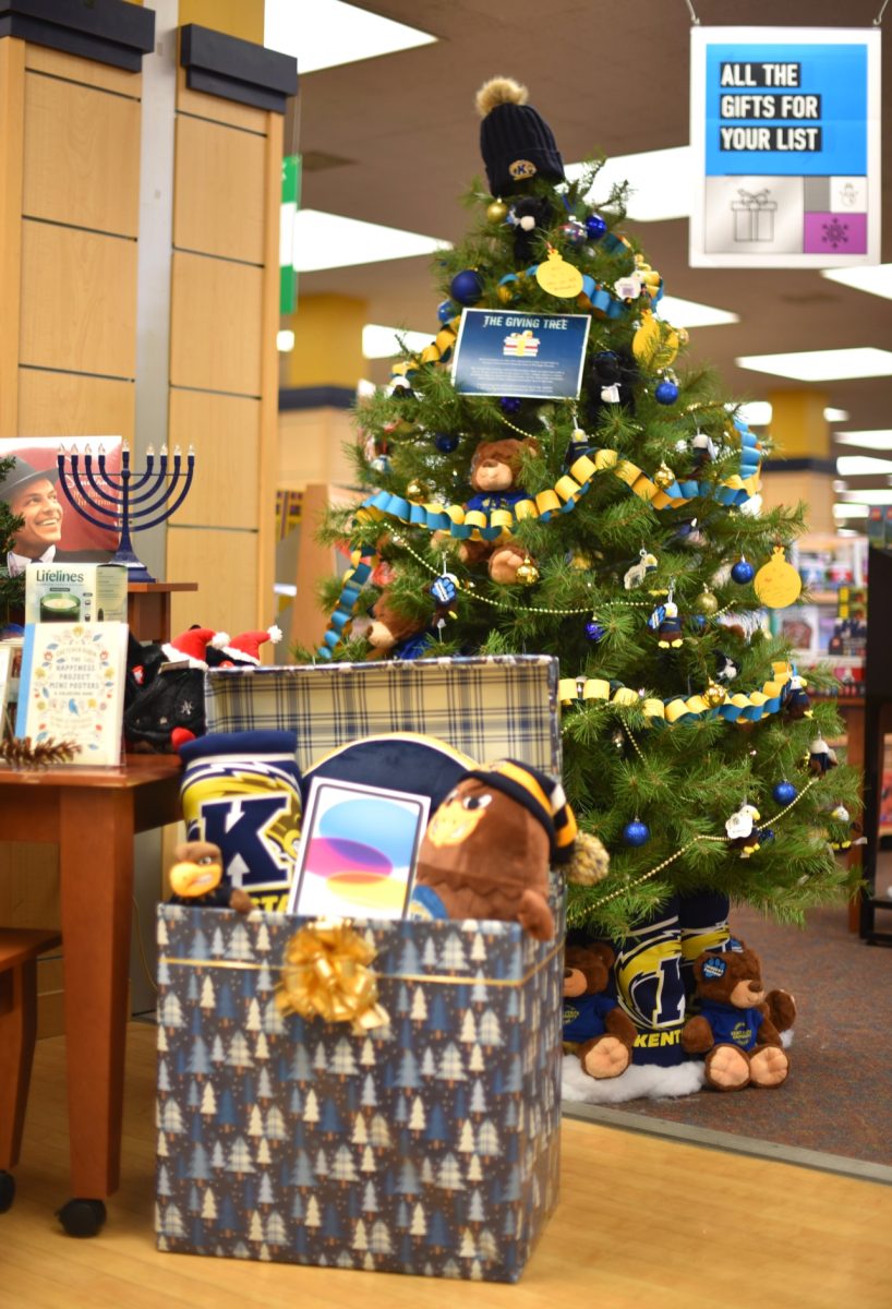 The “Giving Tree,” located in the Kent State Library at Kent State University on Nov. 18, 2024.